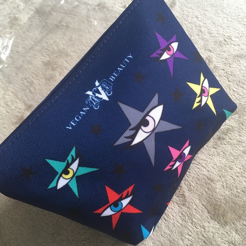 Kat Von D KVD x Anna Strumpf Cosmetics Makeup Bag NWT